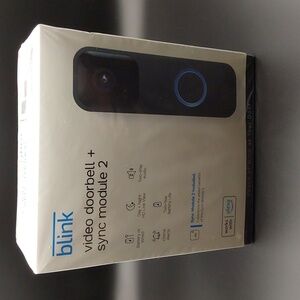 Blink Home Security Video Doorbell - Black